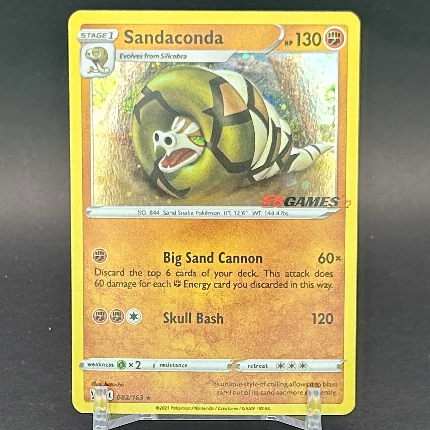 NM - Pokémon TCG - Sandaconda 082/163 Cosmos Holo - Battle Styles - EB Games Exclusive