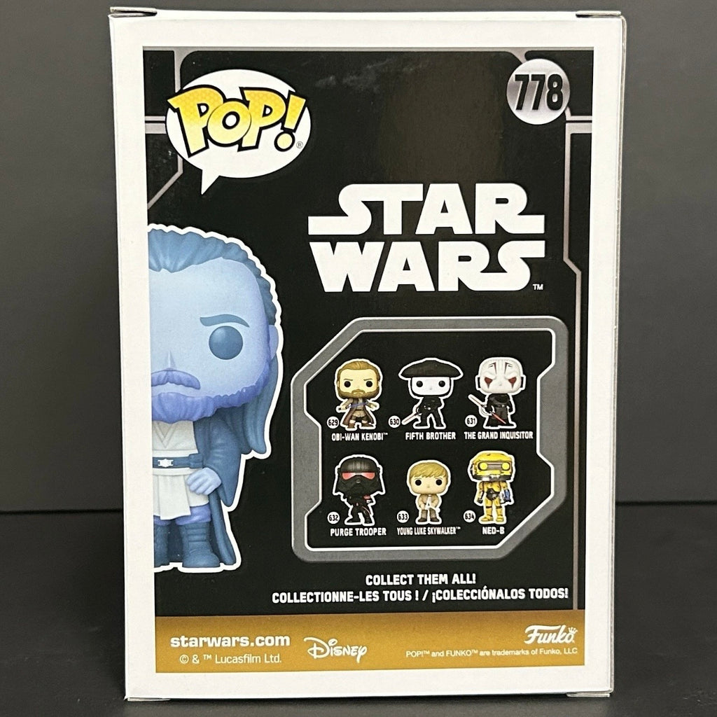Funko Pop! Star Wars: Qui-Gon Jinn (Force Ghost) #778 - GameStop Canada Exclusive Glow in the Dark
