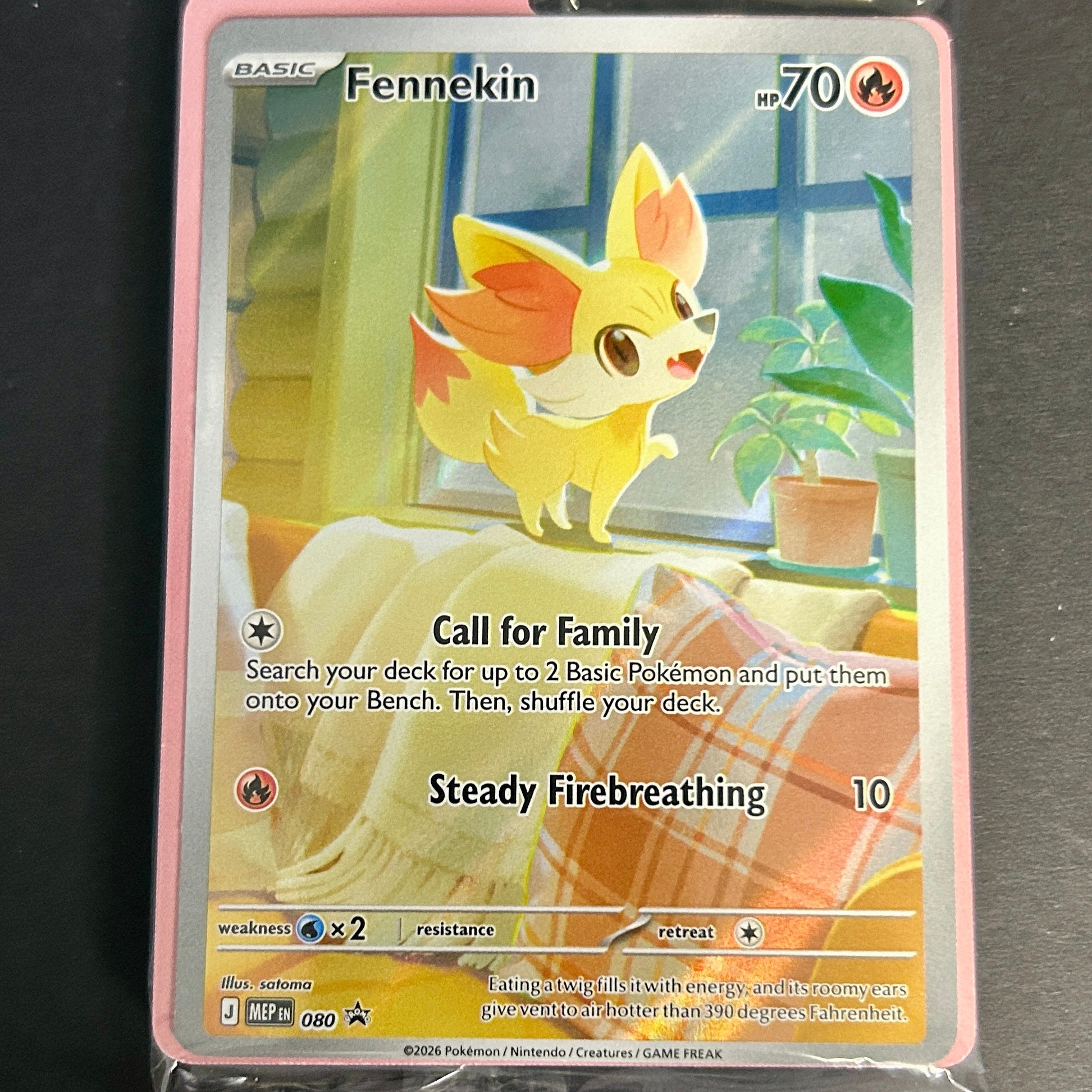 Sealed (2) - Pokémon TCG - Fennekin 080 - Mega Evolutions Promo