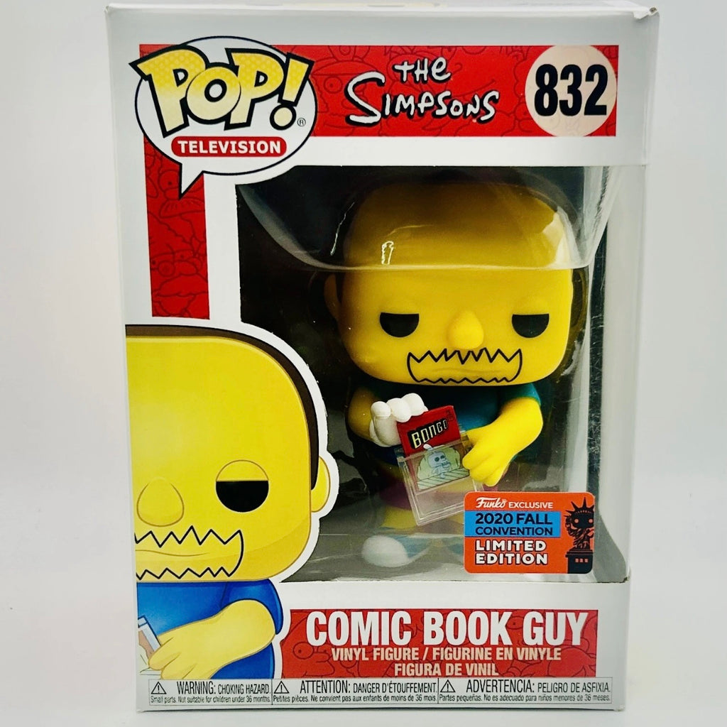 Funko Pop! Television: The Simpsons - Comic Book Guy #832 - 2020 NYCC Fall Convention Exclusive