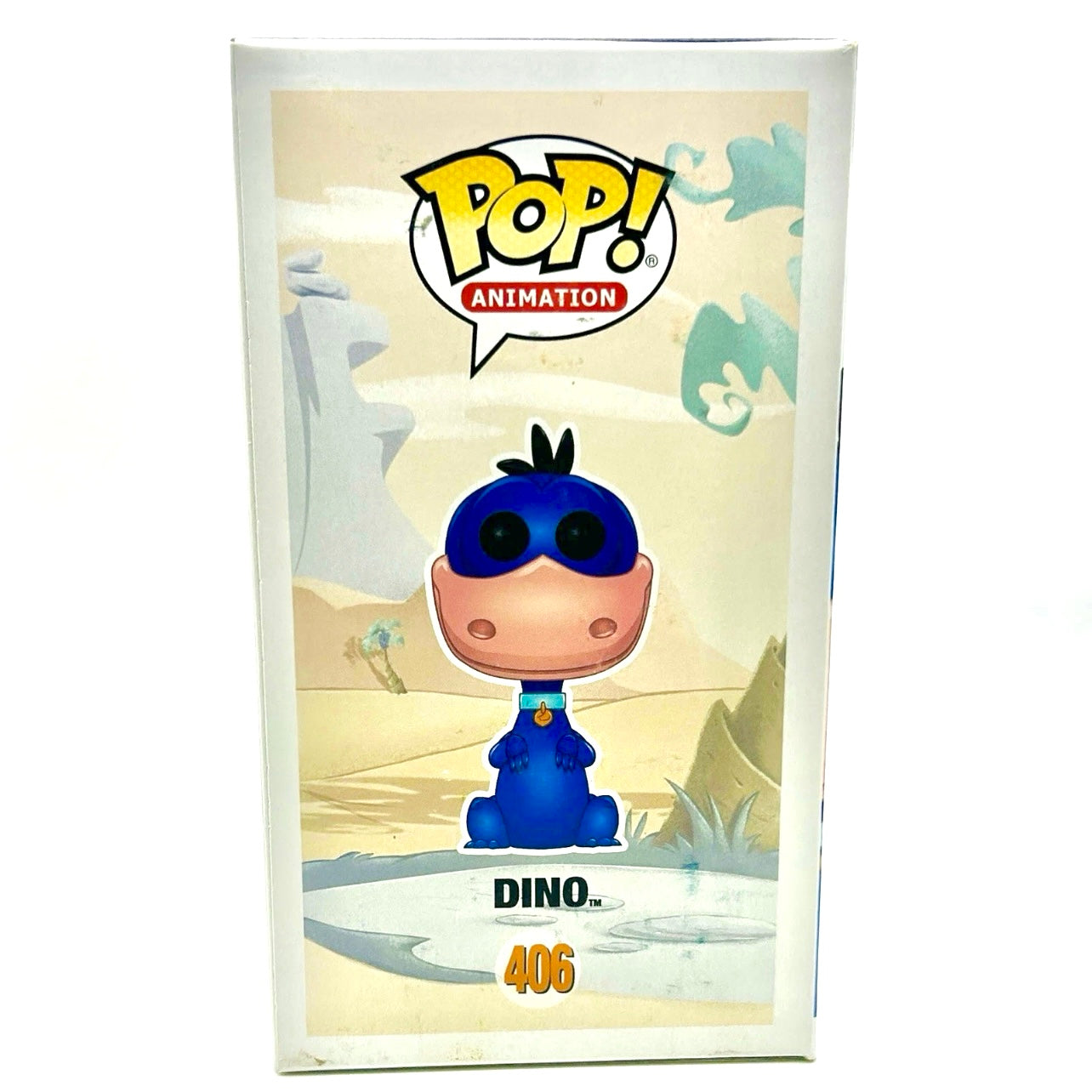 Funko Pop! Animation: The Flintstones - Dino #406 (Blue Variant) Hanna Barbera LE 2500pcs Funko Shop Exclusive