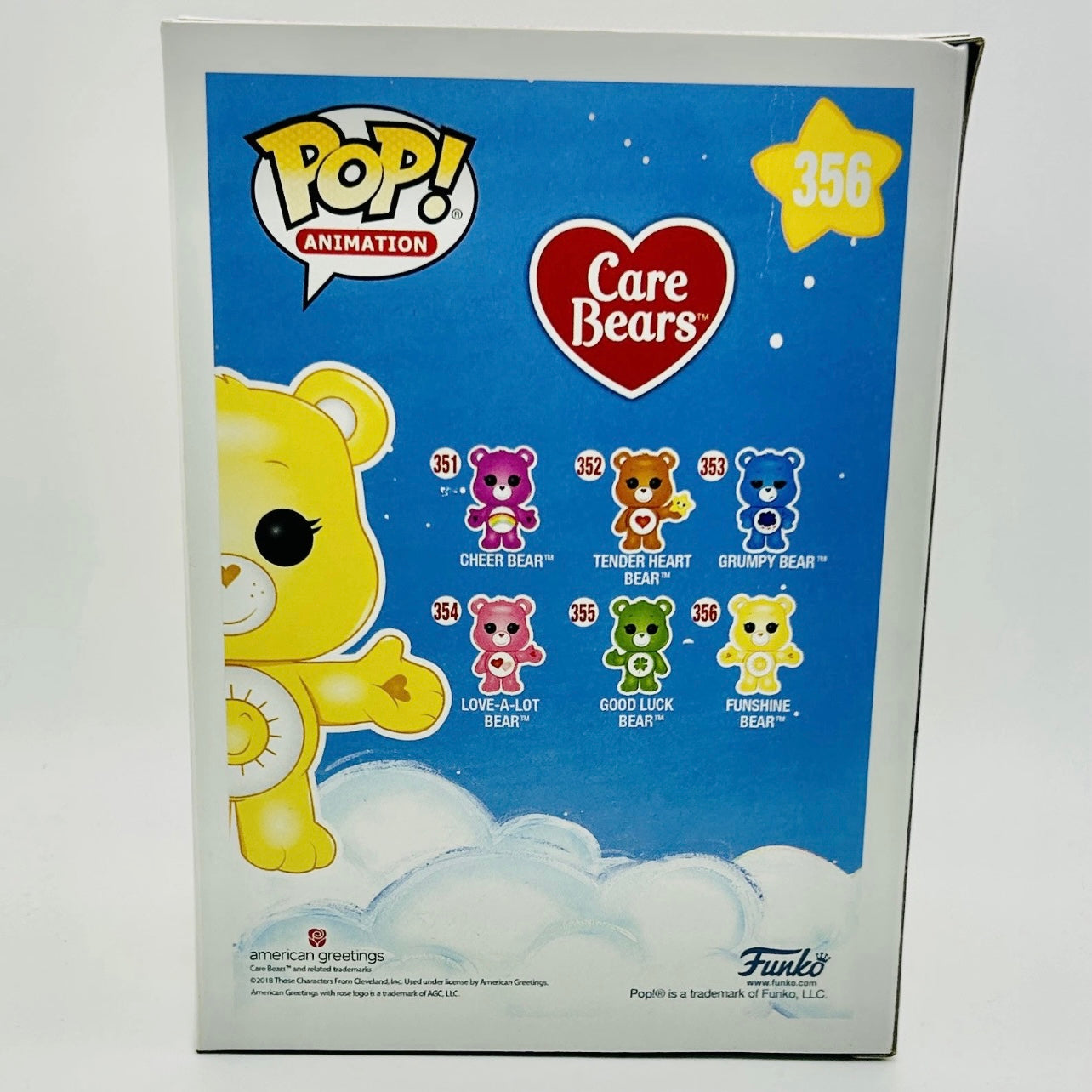 Funko Pop! Animation: Care Bears - Funshine Bear #356