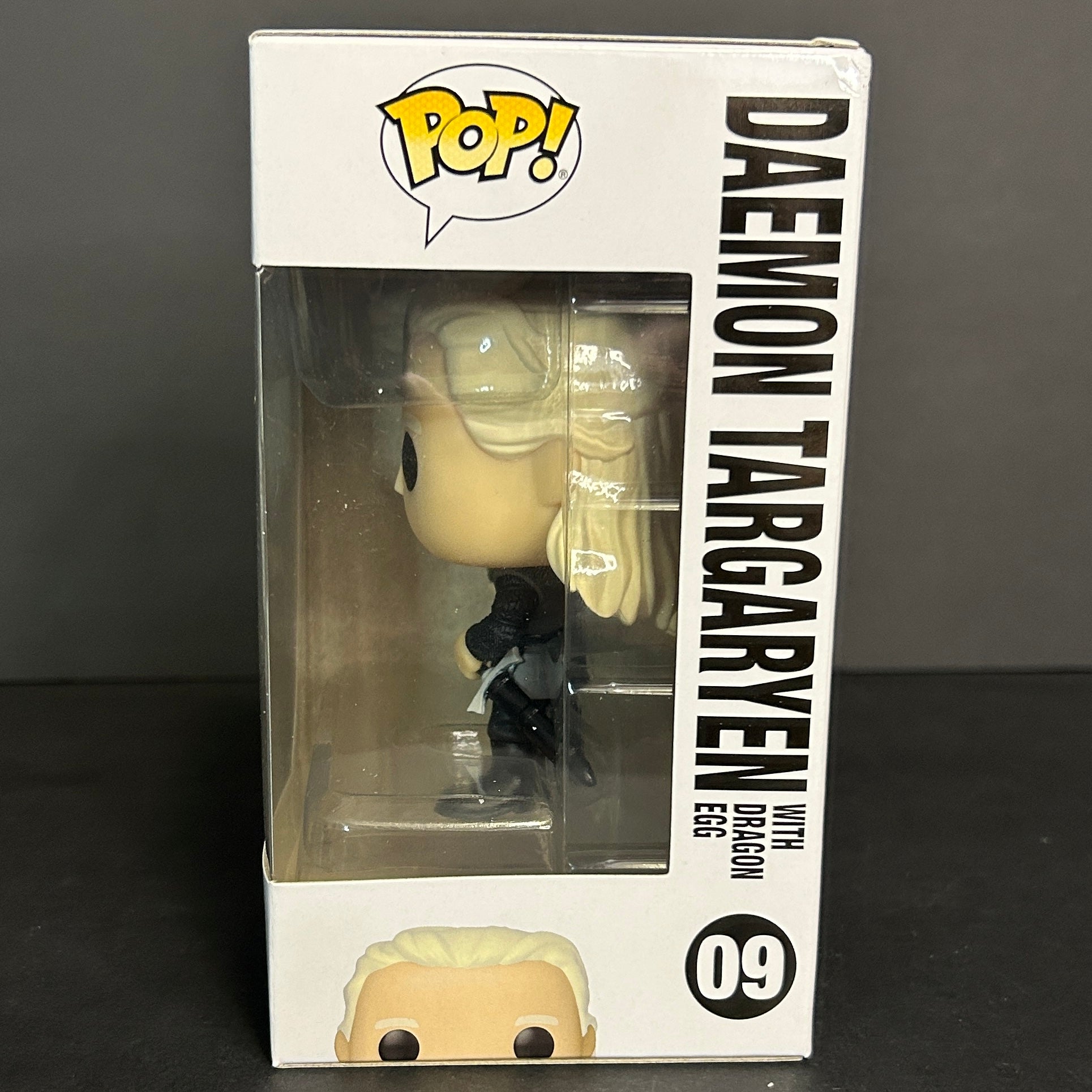 Funko Pop! House of the Dragon - Daemon Targaryen with Dragon Egg #09 (corner ding - see photos)