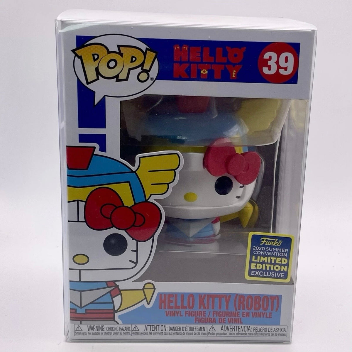 Funko Pop! Hello Kitty (Robot) #39 - 2020 SDCC Summer Convention Shared Exclusive