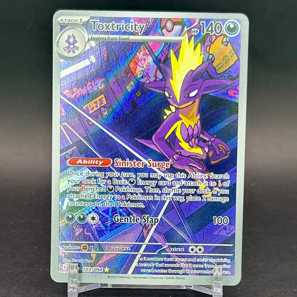 NM - Pokémon TCG - Toxtricity 103/094 Illustration Rare - Phantasmal Flames