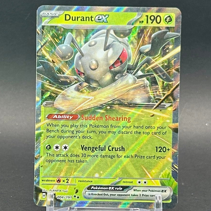 NM - Pokémon TCG - Durant EX 004-191 Double Rare Holo - Surging Sparks