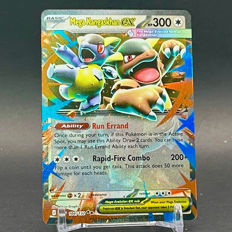 NM - Pokémon TCG - Mega Kangaskhan EX 050/132 Double Rare - Mega Evolution