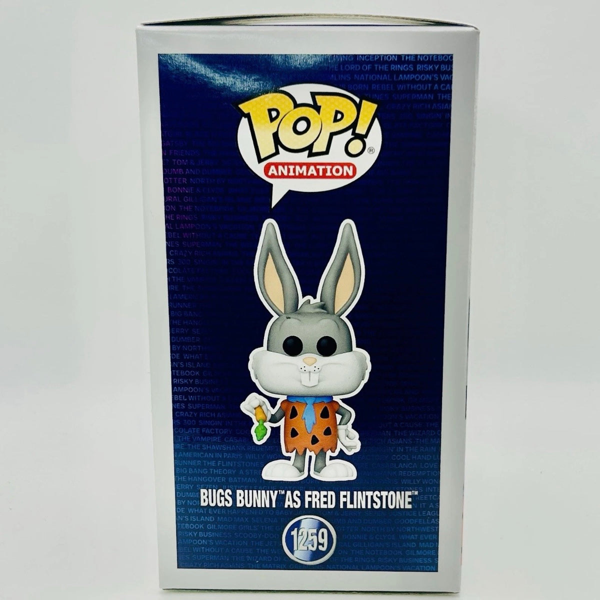 Funko Pop! Animation: Warner Brothers 100th Anniversary - Bugs Bunny as Fred Flintstone #1259 - 2023 SDCC Summer Convention Exclusive