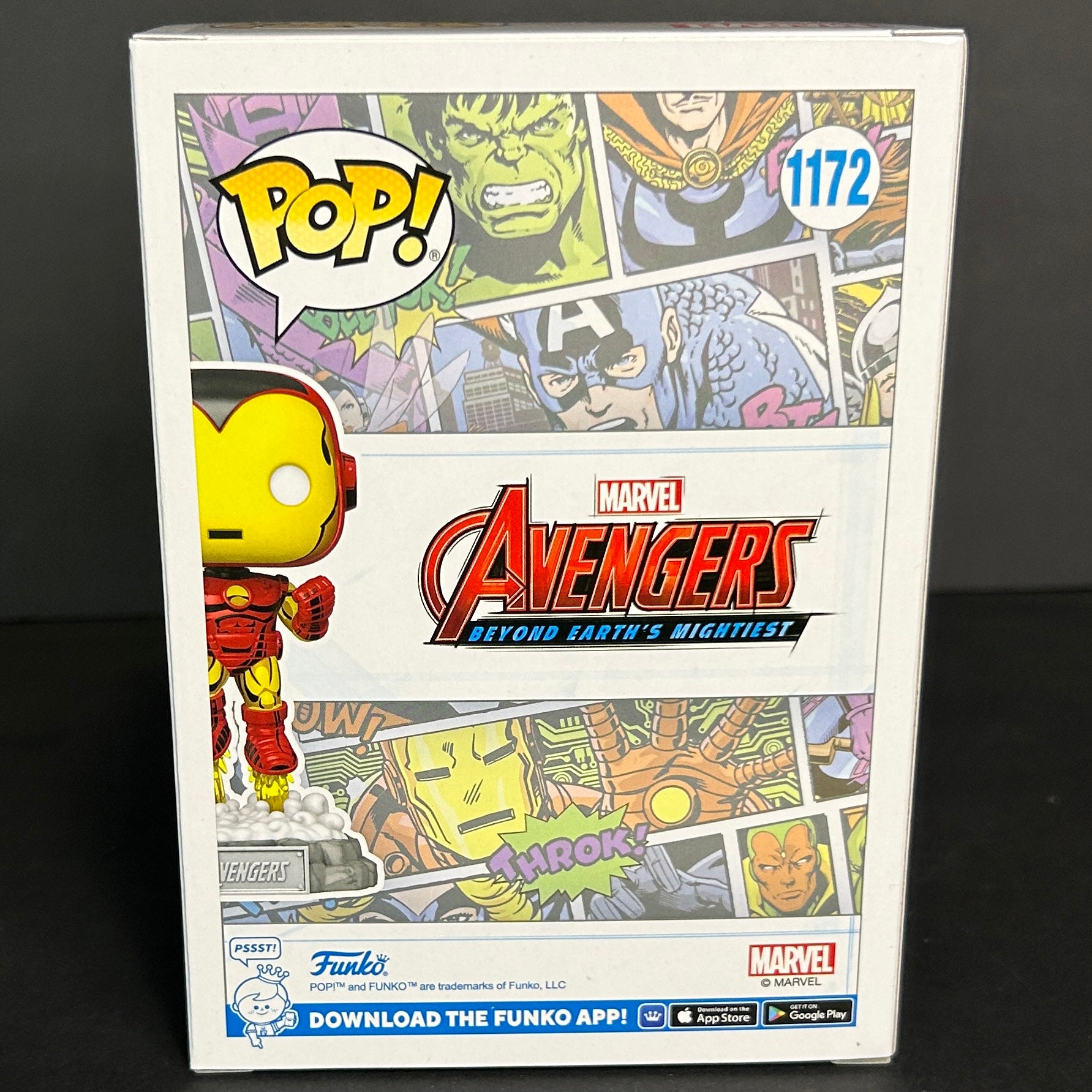Funko Pop! Avengers: Iron Man #1172 with Pin - Amazon Exclusive