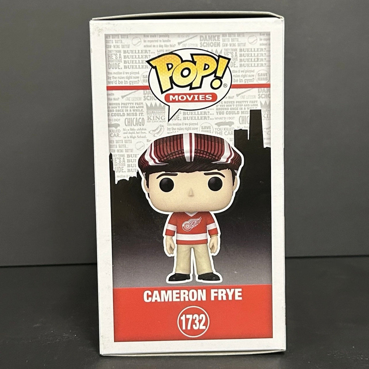 Funko Pop! Movie: Ferris Bueller’s Day Off - Cameron Frye (in Red Wings Jersery) #1732 - Target Con Shared Exclusive