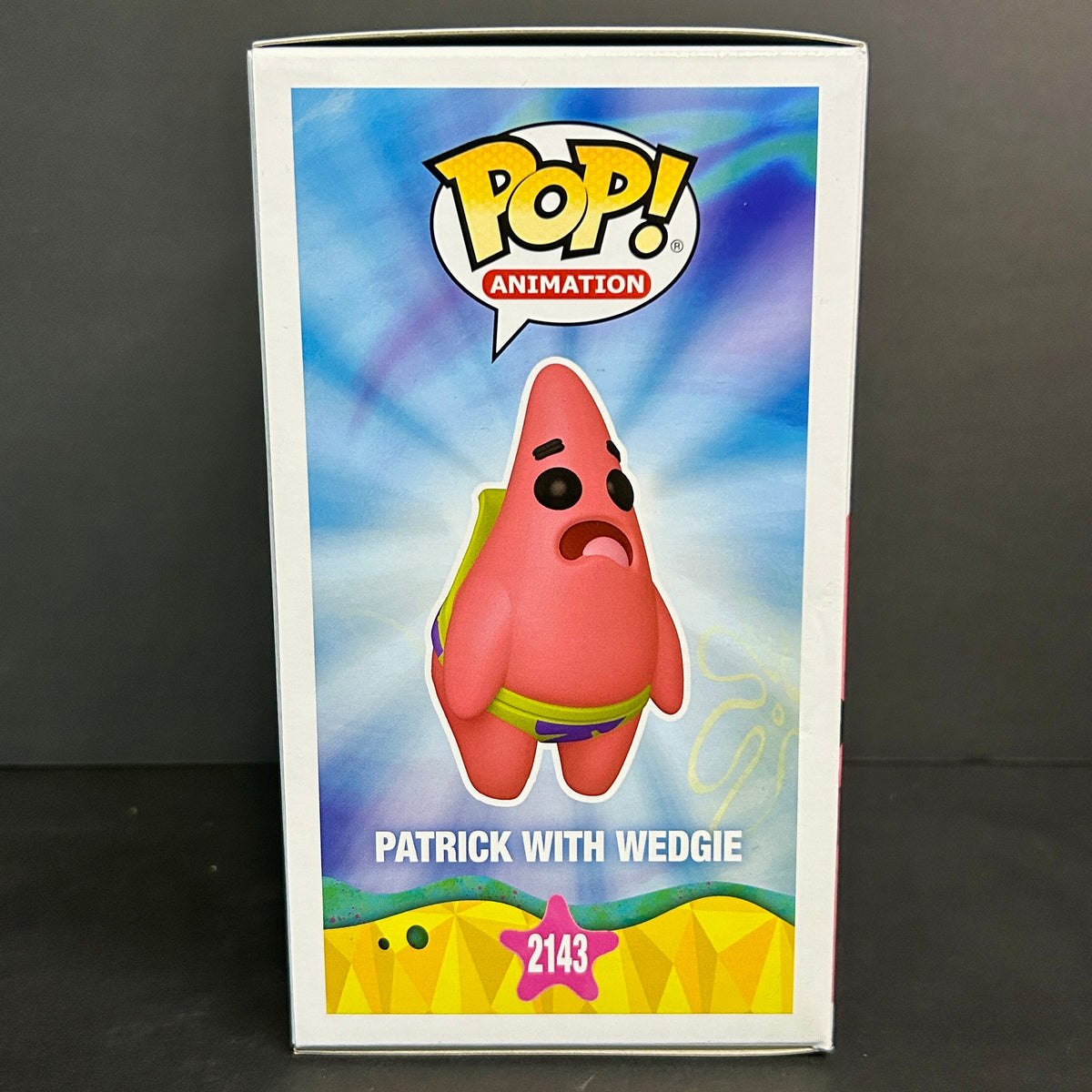 Funko Pop! SpongeBob SquarePants: Patrick with Wedgie #2143 - Hot Topic Exclusive