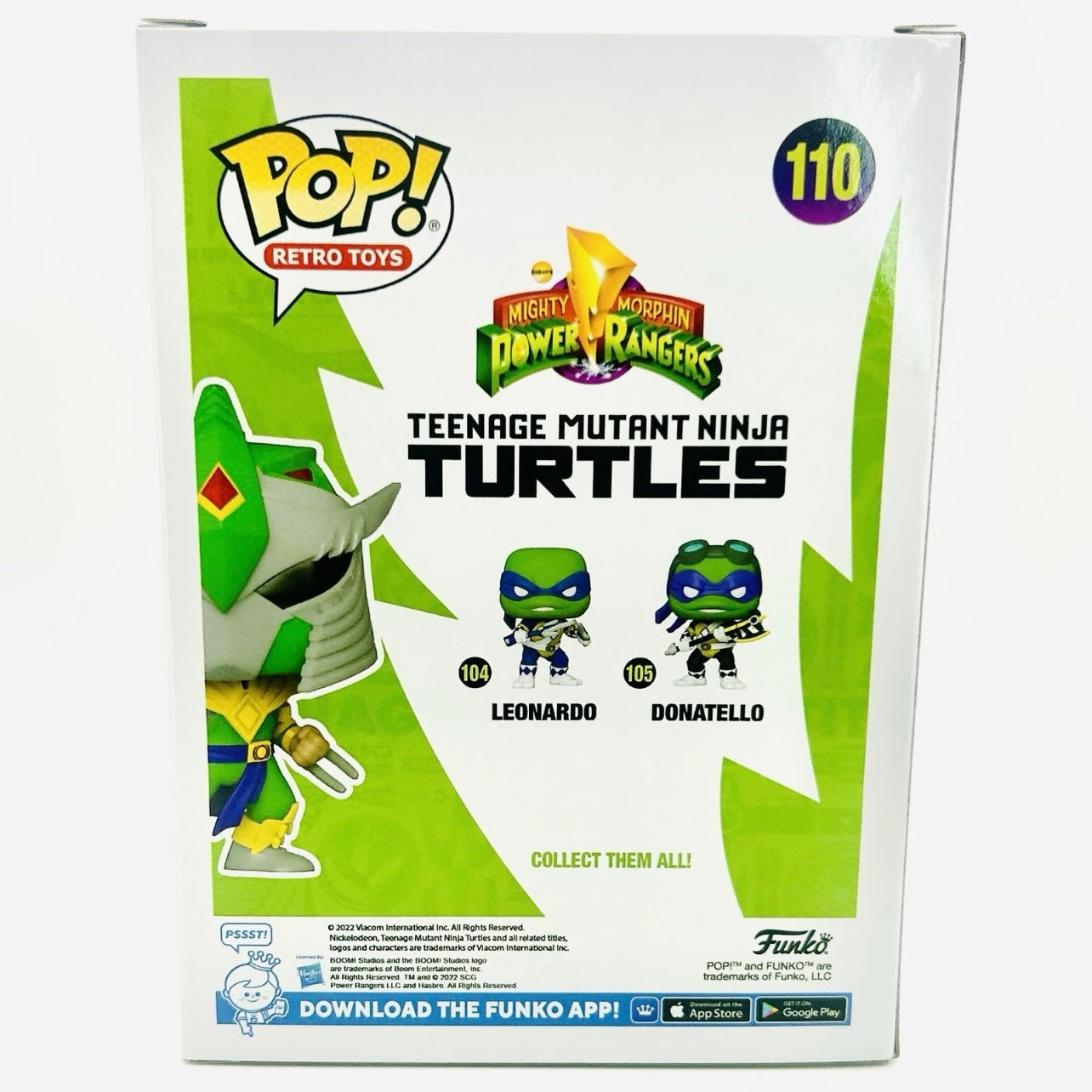 Funko Pop! Retro Toys: Teenage Mutant Ninja Turtles / Power Rangers: Shredder #110 - 2022 Funkon Limited Edition