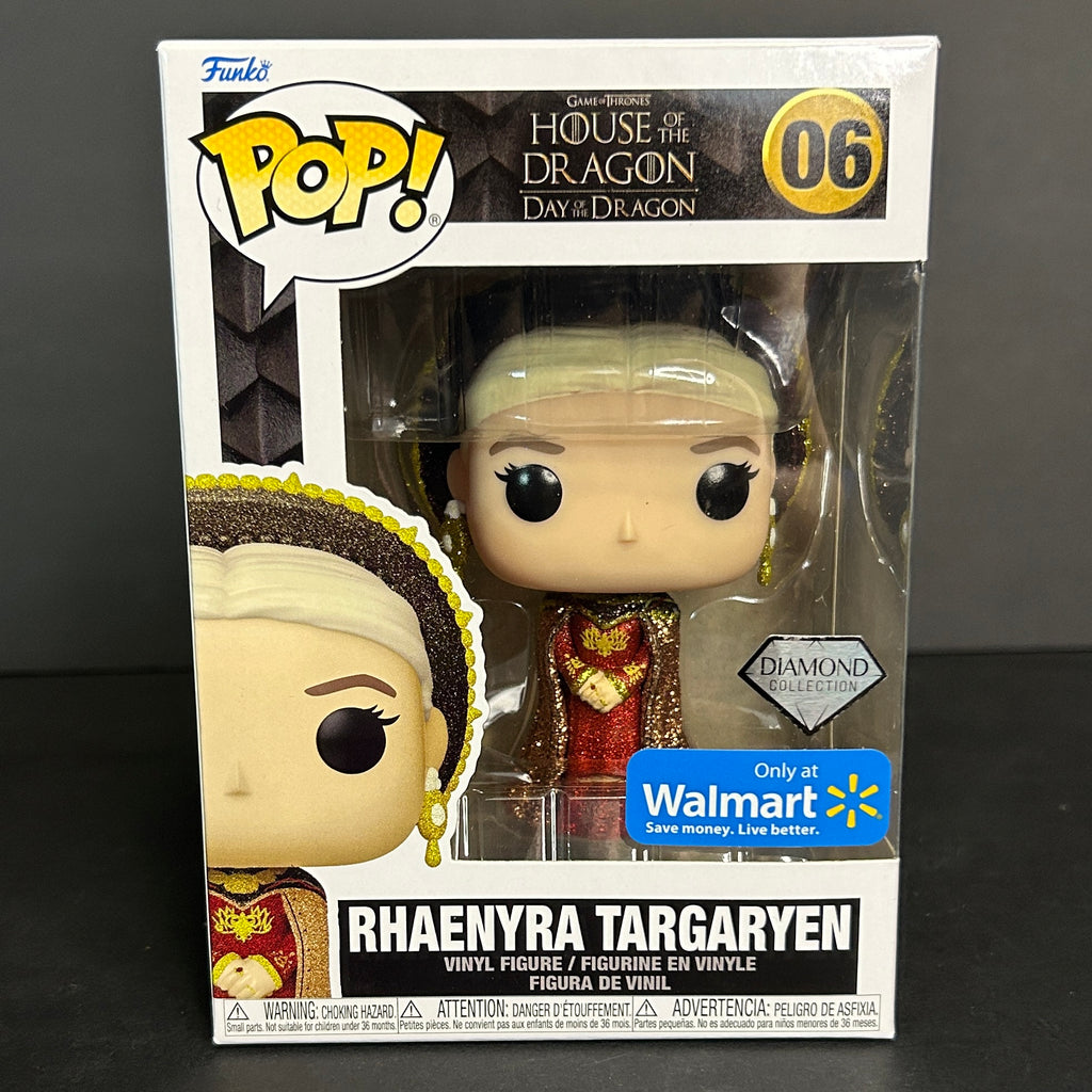Funko Pop! House of the Dragon - Rhaenyra Targaryen #06 Diamond Glitter - Walmart Exclusive
