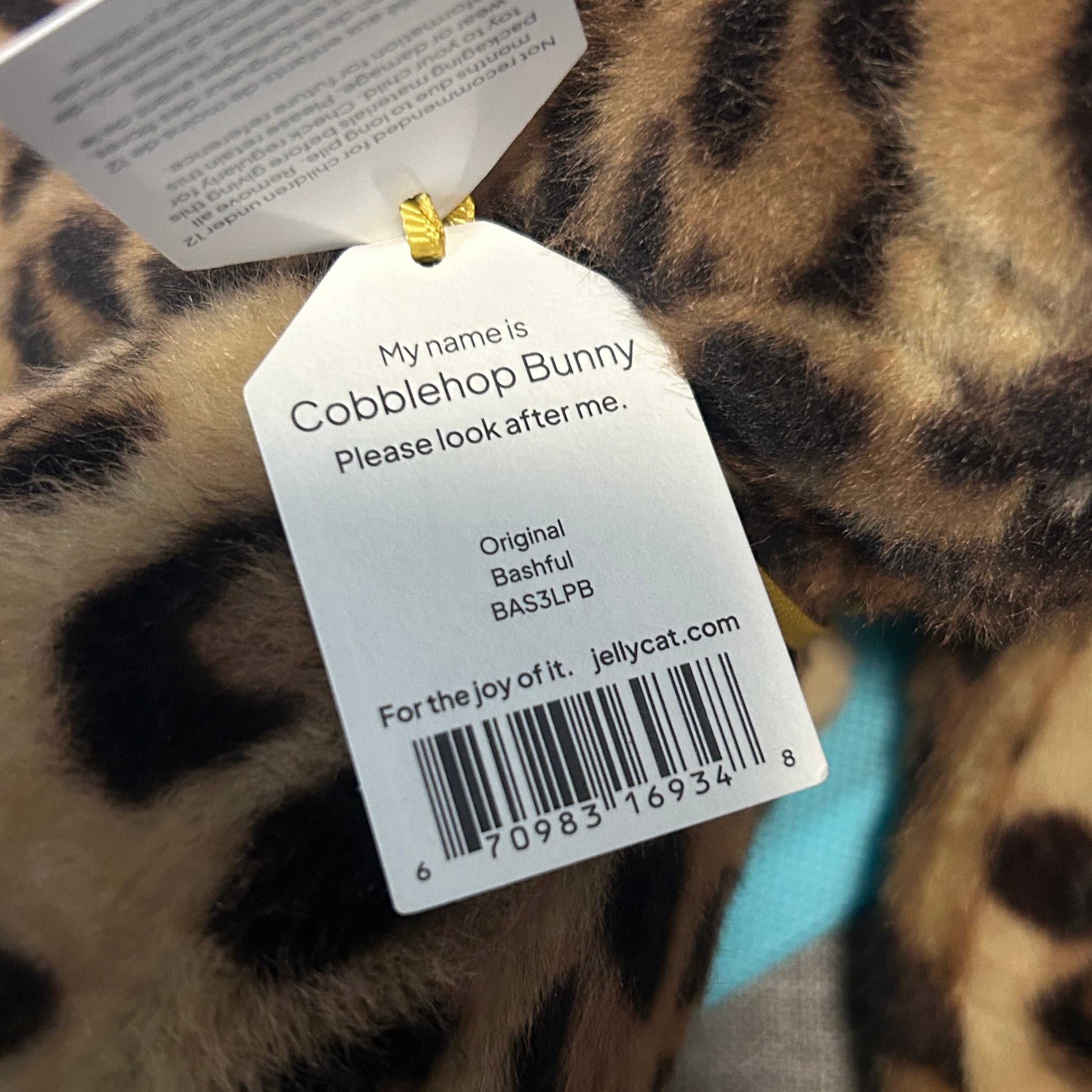 Jellycat Cobblehop Bunny - Ruby Cruiser Exclusive - Medium