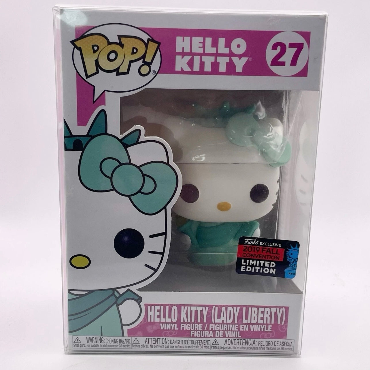 Funko Pop! Hello Kitty #27 (Lady Liberty) - 2019 NYCC Fall Convention Exclusive