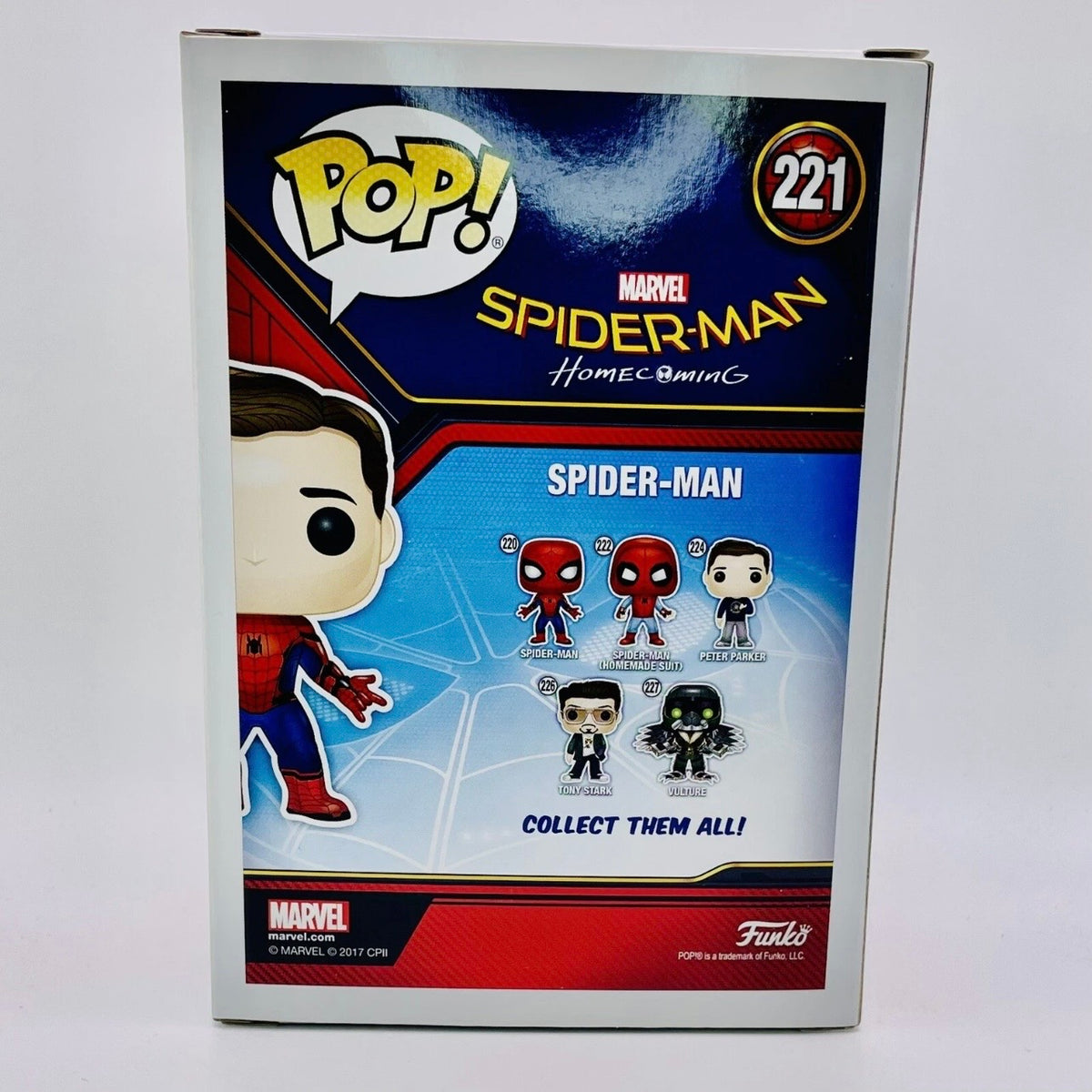 Funko Pop! Marvel: Spider-Man Homecoming - Spider-Man #221 - Hot Topic Exclusive