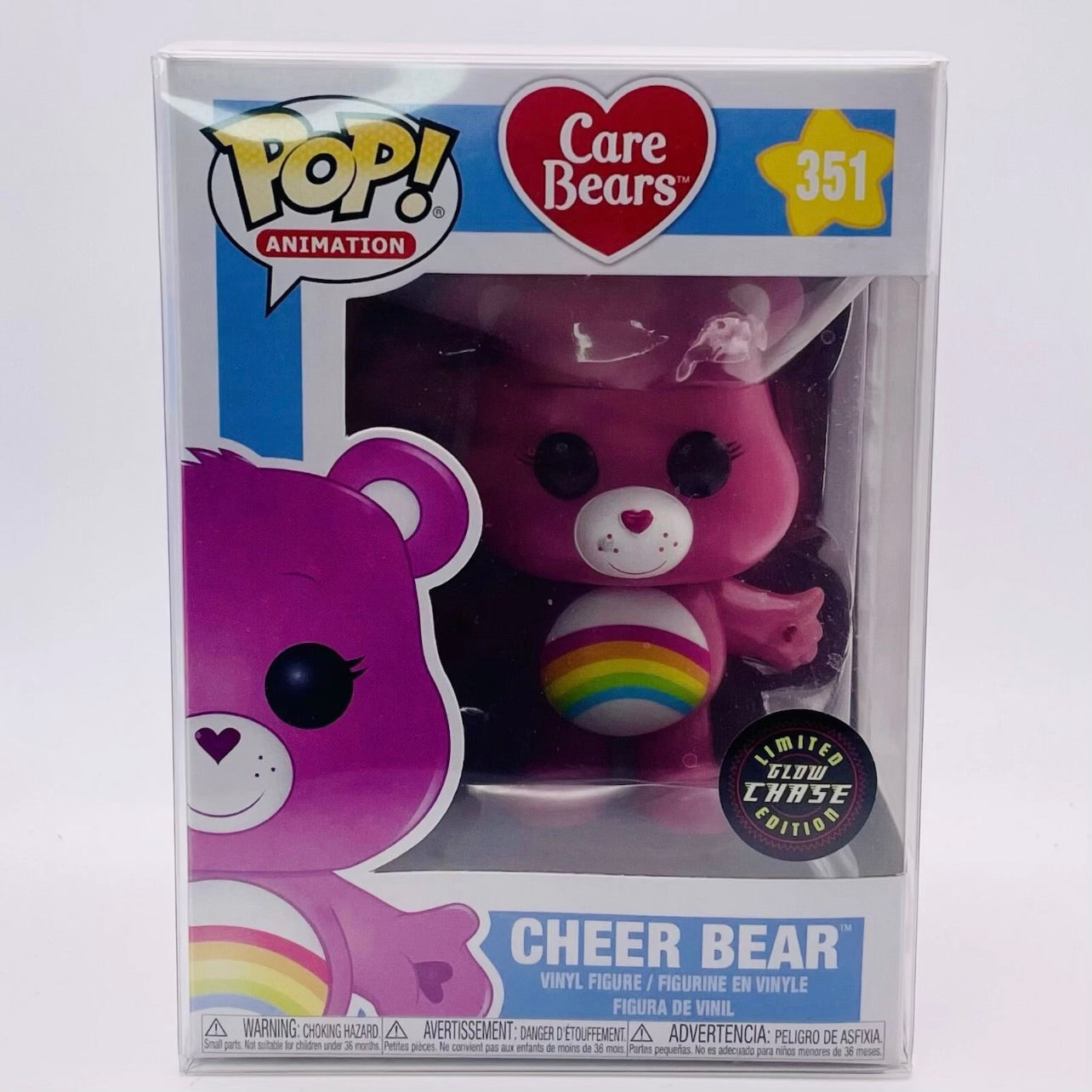 Funko Pop! Animation: Care Bears - Cheer Bear #351 Glow Chase