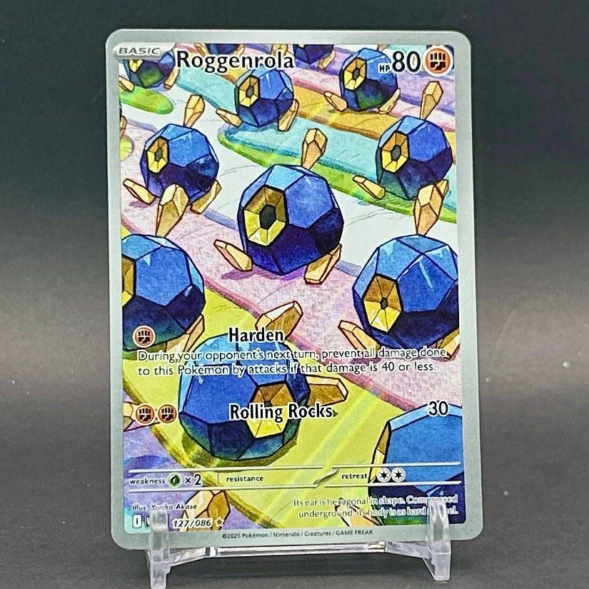 NM - Pokémon TCG - Roggenrola 127/086 Illustration Rare - White Flare