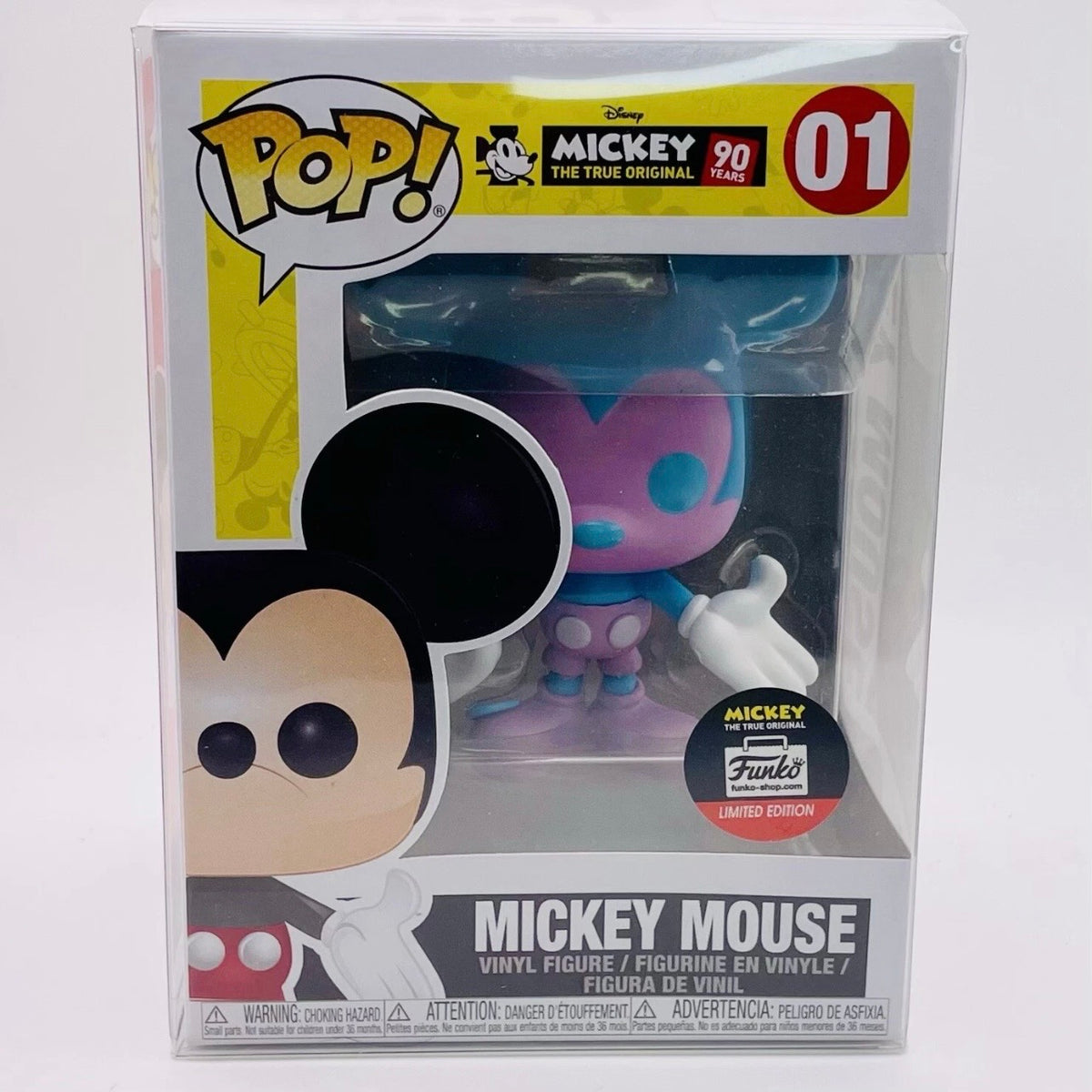 Funko Pop! Disney: Mickey Mouse 90 Years #01 Blue & Purple - Funko Shop Exclusive