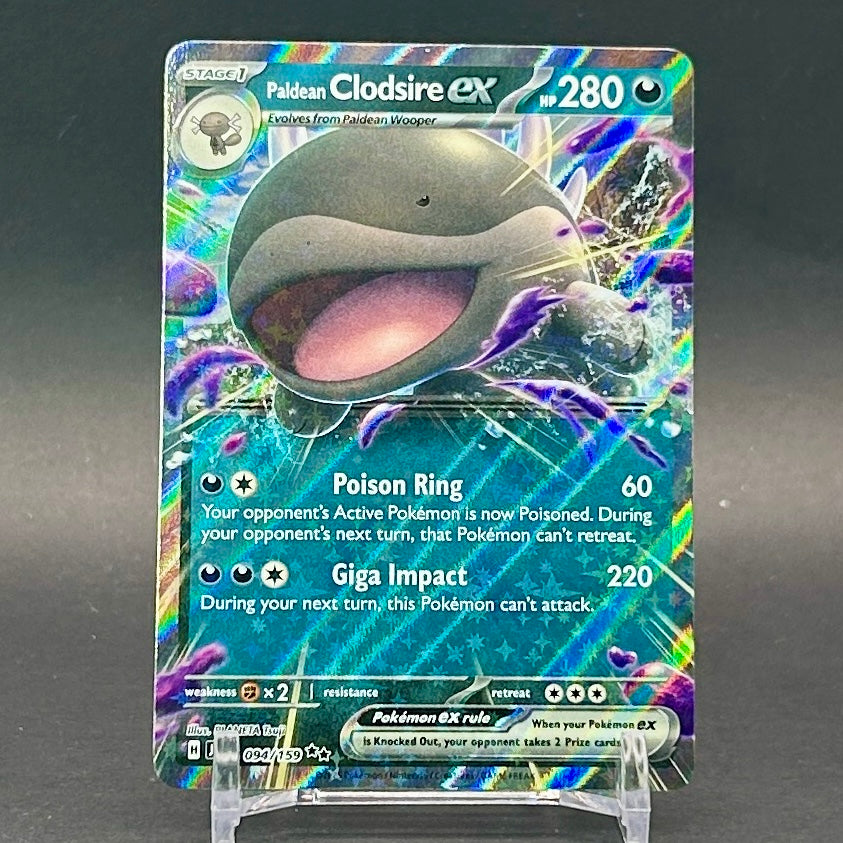 NM - Pokémon TCG - Paldean Clodsire EX 094/159 Double Rare Holo - Journey Together
