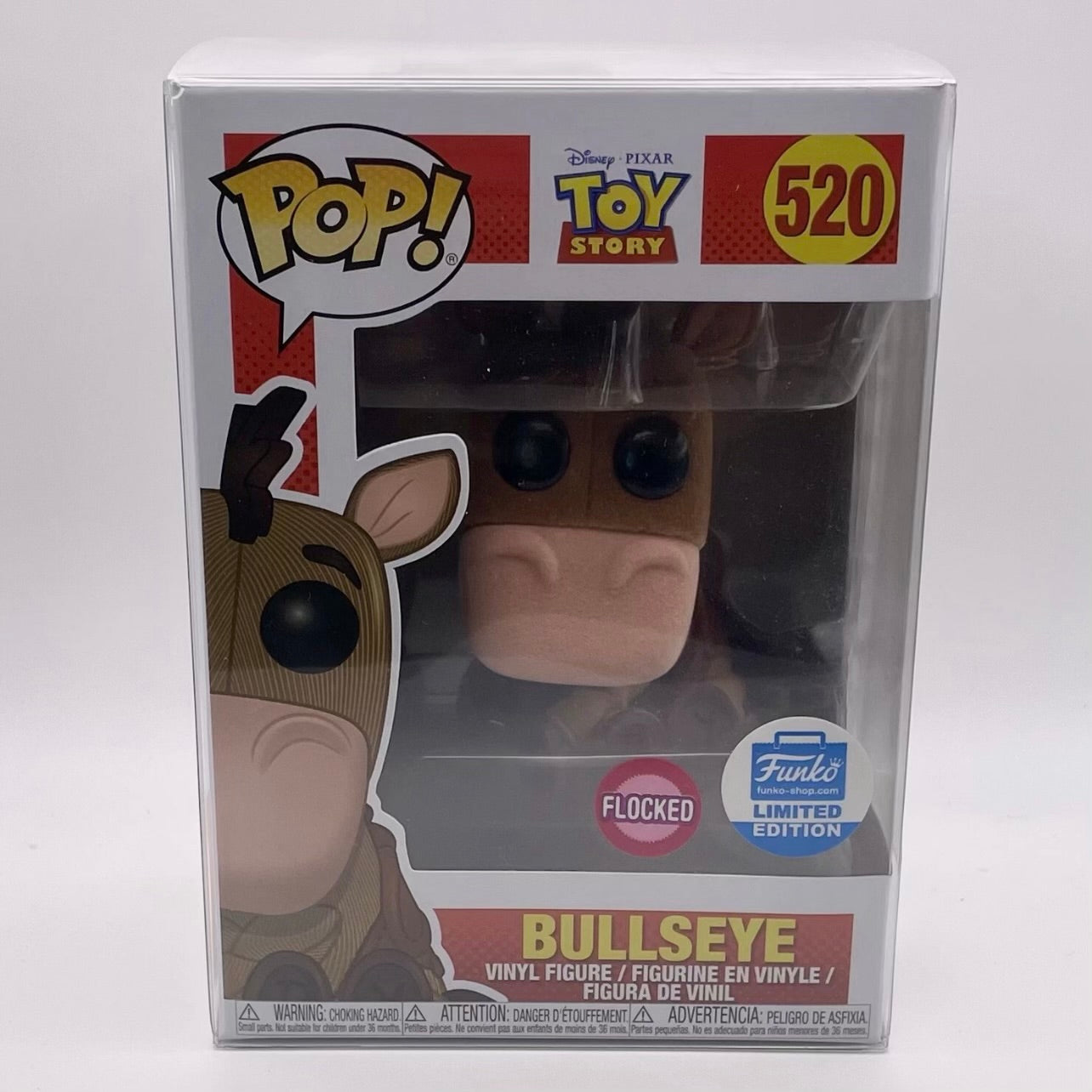 Funko Pop! Disney: Toy Story - Bullseye #520 Flocked - Funko Shop Exclusive