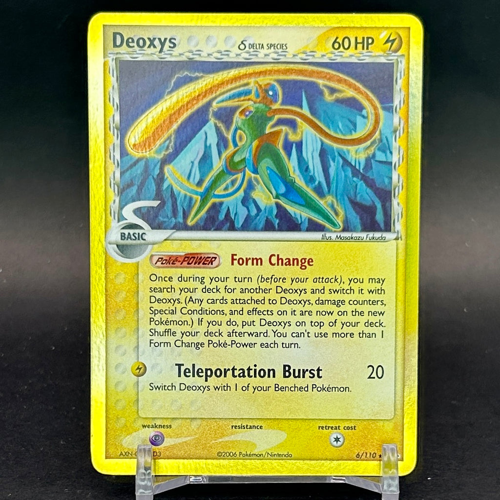 NM - Pokémon TCG - Deoxys (Delta Species - Speed Forme) Holo 6/110 - EX Holon Phantoms