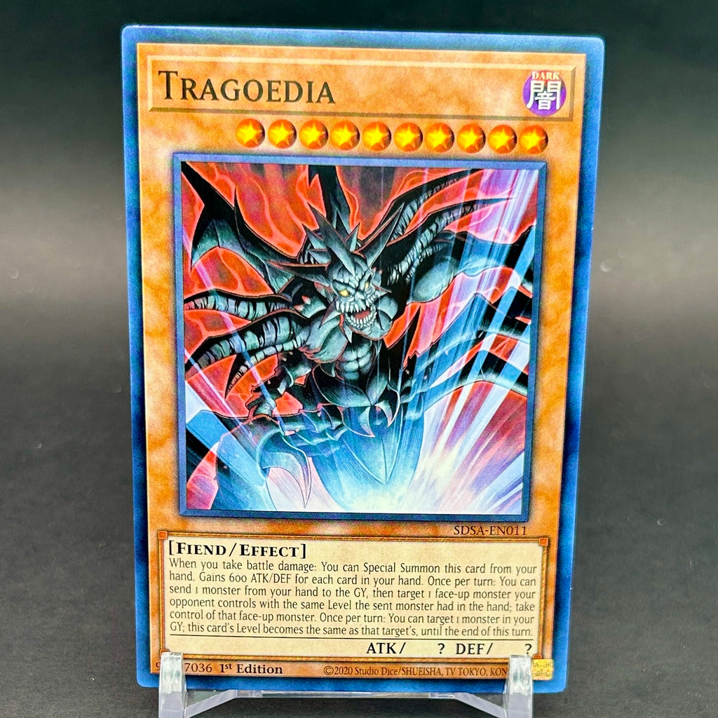 NM - Yu-Gi-Oh! - Tragoedia 1st Edition SDSA-EN011 - Structure Deck: Sacred Beasts