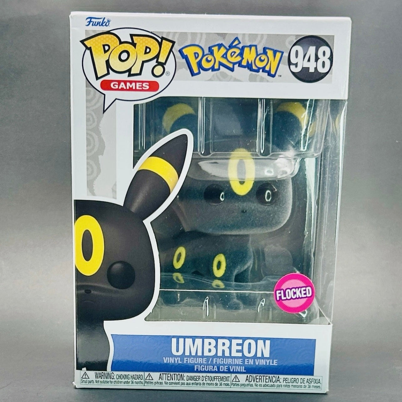 Funko Pop! Games: Pokémon- Umbreon #948 Flocked