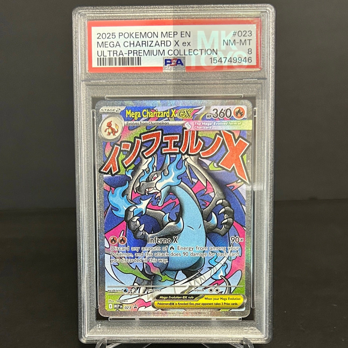 PSA 8 - Pokémon TCG - Mega Charizard X EX #023 - Charizard Ultra Premium Collection (UPC) Promo