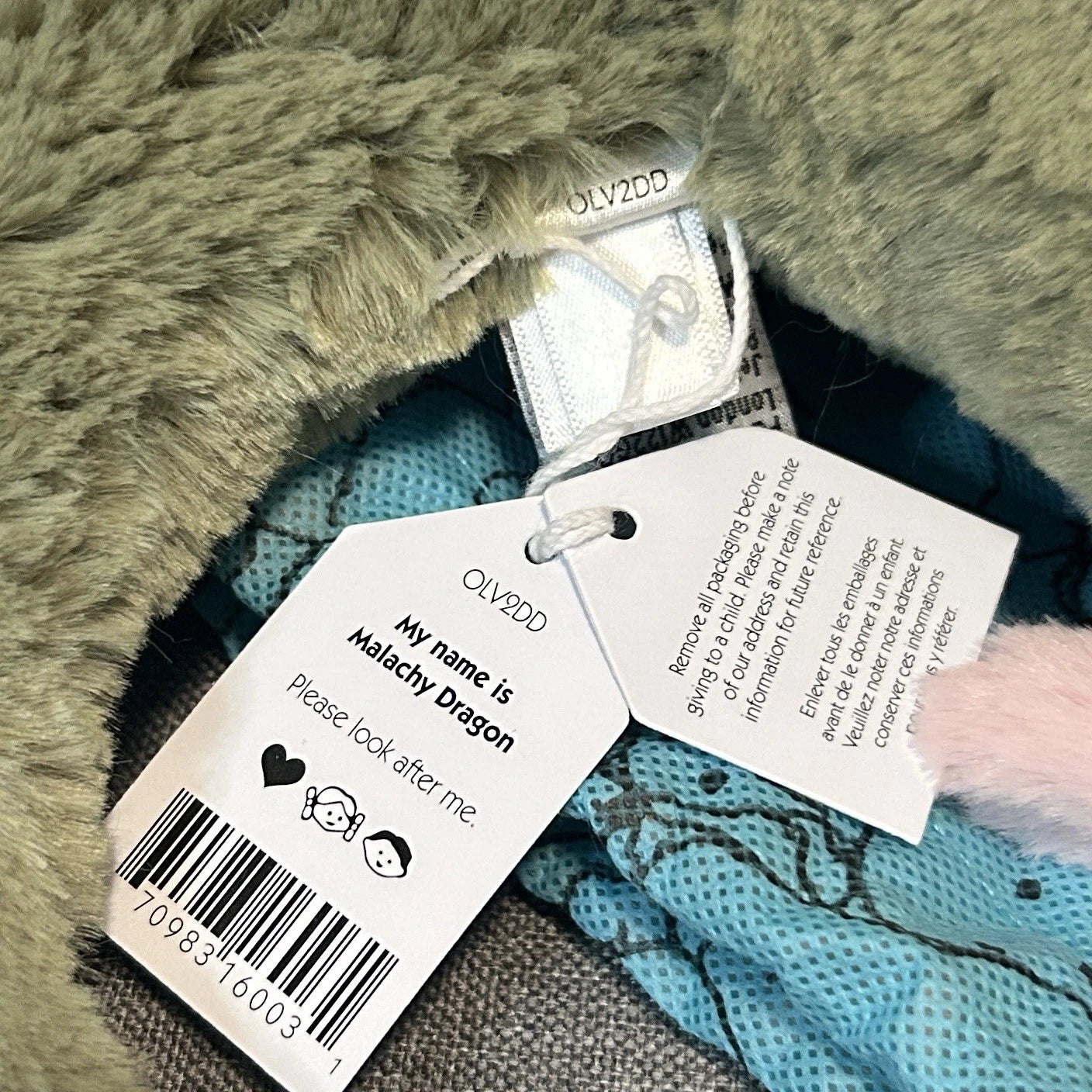 Jellycat Malachy Dragon Large